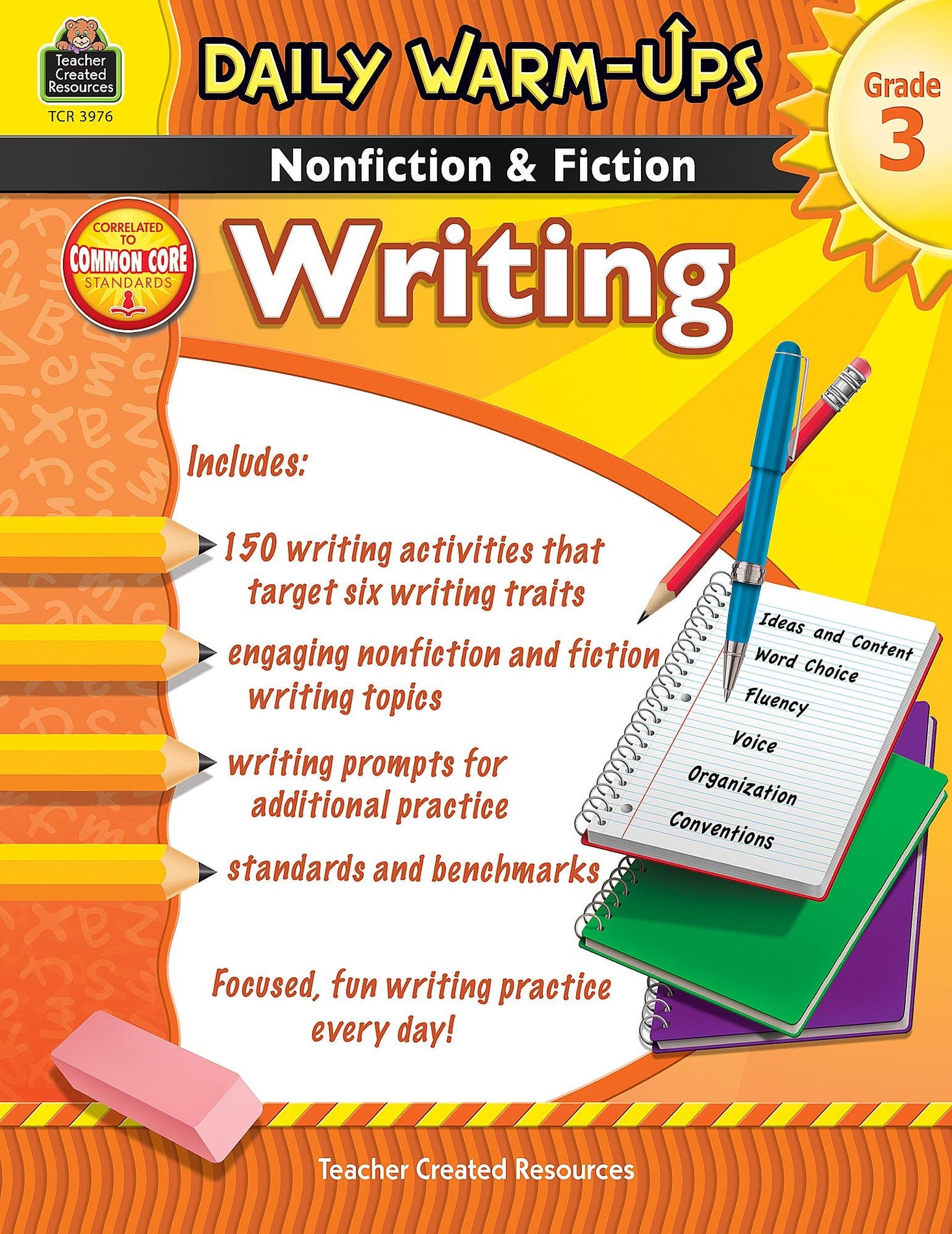 Daily Warm-Ups: Nonfiction & Fiction Writing Grd 3 Ebook