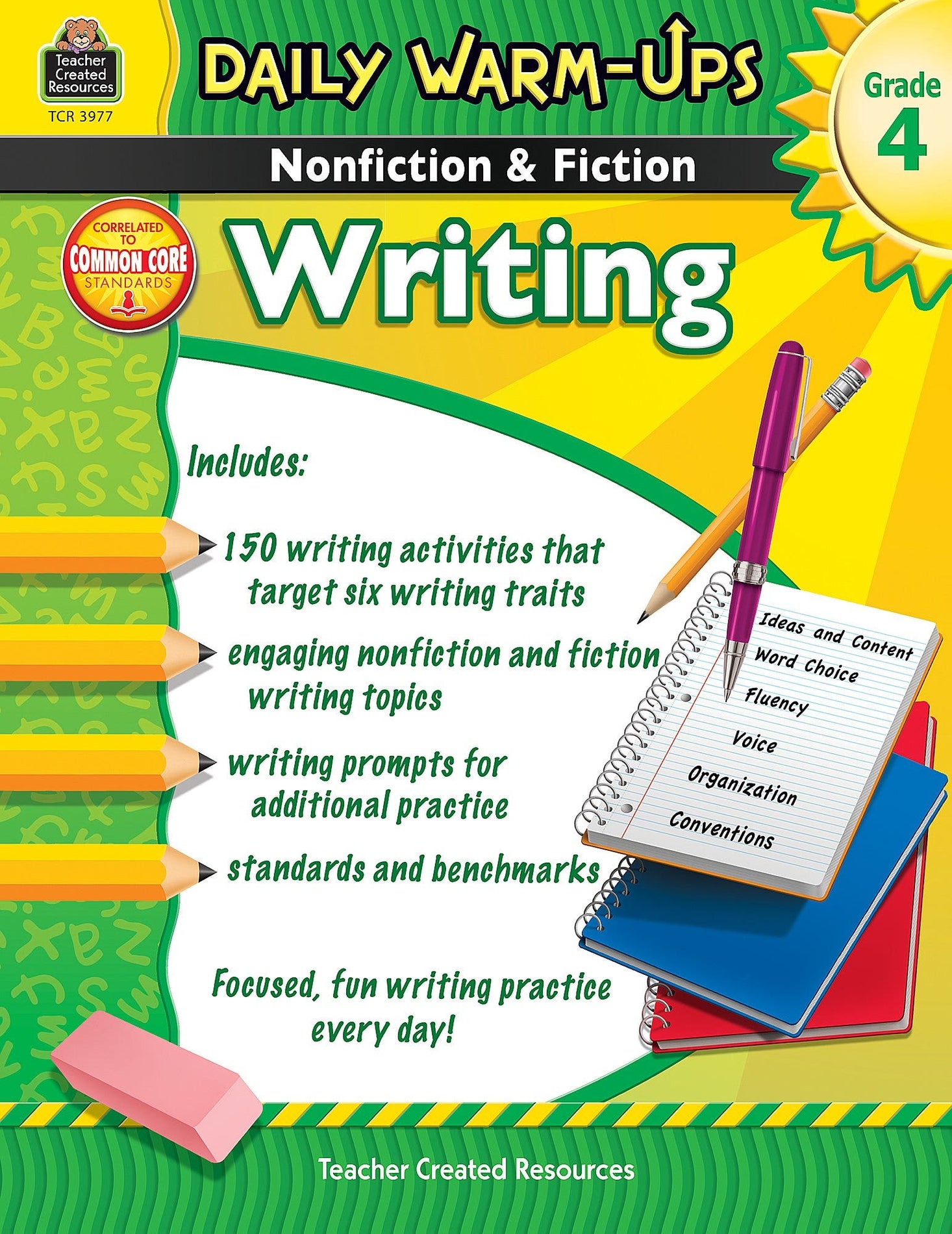 Daily Warm-Ups: Nonfiction & Fiction Writing Grd 4 Ebook