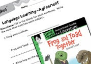 Frog and Toad Together Language Learning Activities Ebook
