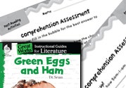 Green Eggs and Ham Comprehension Assessment Ebook