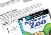 Put Me in the Zoo Leveled Comprehension Questions Ebook