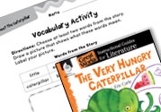 The Very Hungry Caterpillar Vocabulary Activities Ebook