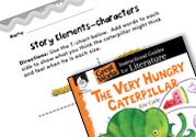The Very Hungry Caterpillar Studying the Story Elements Eboo