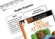 Owl at Home Reader Response Writing Prompts Ebook