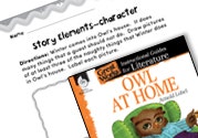 Owl at Home Studying the Story Elements Ebook
