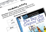 The Day the Crayons Quit Vocabulary Activities Ebook