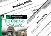 The One and Only Ivan Vocabulary Activities Ebook