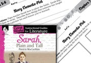 Sarah Plain and Tall Studying the Story Elements Ebook