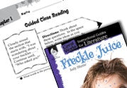 Freckle Juice Close Reading and Text-Dependent Questions Ebo