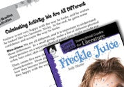 Freckle Juice Post-Reading Activities Ebook