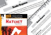 Hatchet Reader Response Writing Prompts Ebook