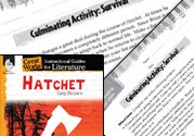 Hatchet Post-Reading Activities Ebook