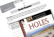 Holes Reader Response Writing Prompts Ebook
