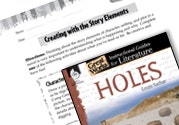 Holes Studying the Story Elements Ebook