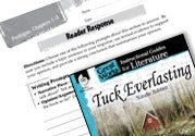 Tuck Everlasting Reader Response Writing Prompts Ebook