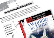 A Wrinkle in Time Vocabulary Activities Ebook