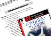 A Wrinkle in Time Comprehension Assessment Ebook