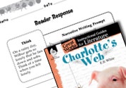 Charlottes Web Reader Response Writing Prompts Ebook