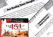 Fahrenheit 451 Post-Reading Activities Ebook