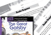The Great Gatsby Reader Response Writing Prompts Ebook