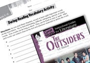 The Outsiders Vocabulary Activities Ebook