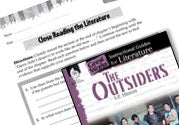 The Outsiders Close Reading and Text-Dependent Questions Ebo
