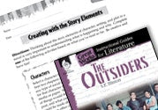 The Outsiders Studying the Story Elements Ebook