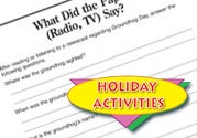Groundhog Day Activities Ebook