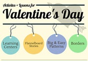 Valentines Day Activities Patterns and Stories for Grades