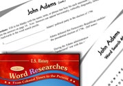 American History Word Researches Ebook