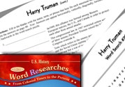 American History Word Researches Ebook