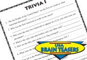 United States Critical-Thinking Activities and Brain Teasers