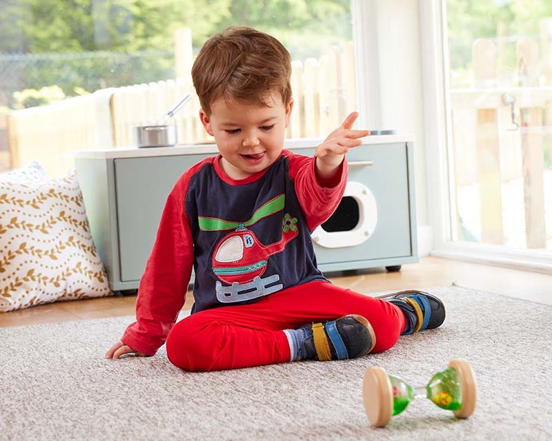 Wooden Sensory Liquid Rollers Animals 4pk