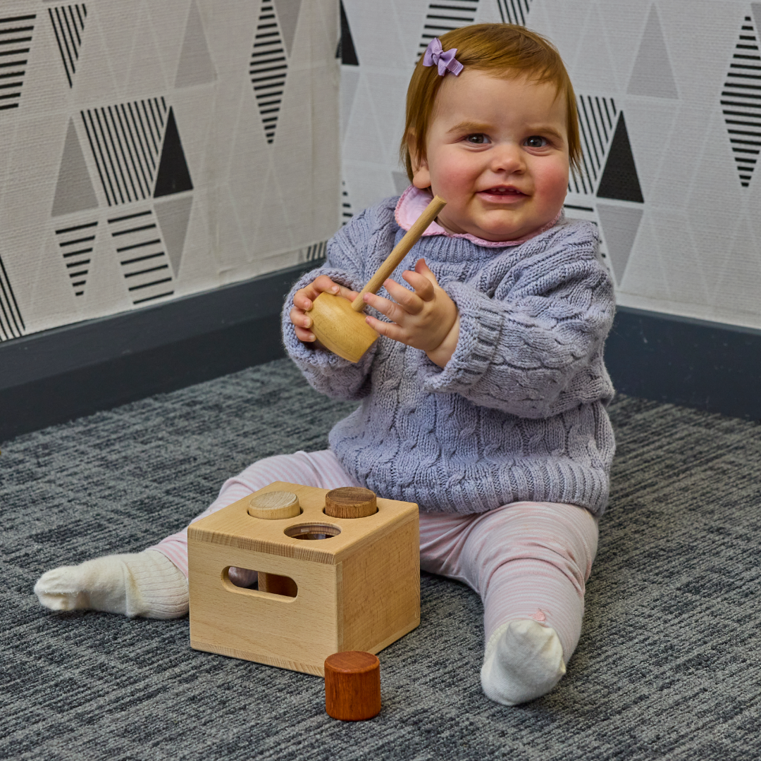 Wooden Posting Cube