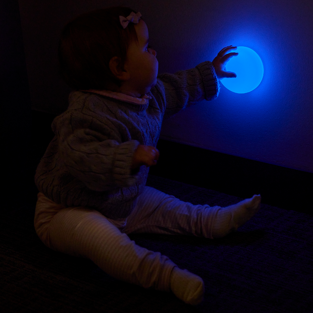 Tap & Glow Luminous Silicone Wall Lights 6 pk
