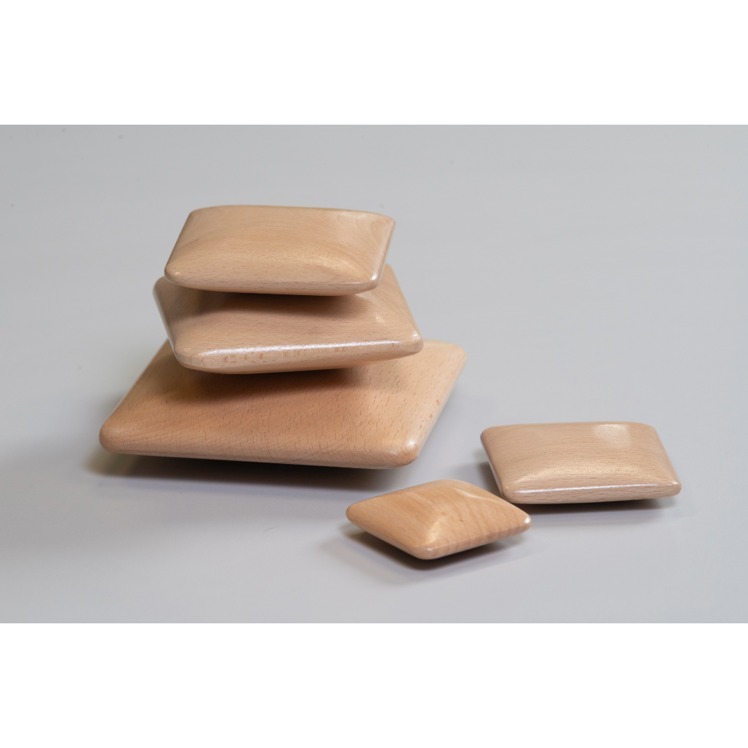 Wooden Stacking Squares 5 pk