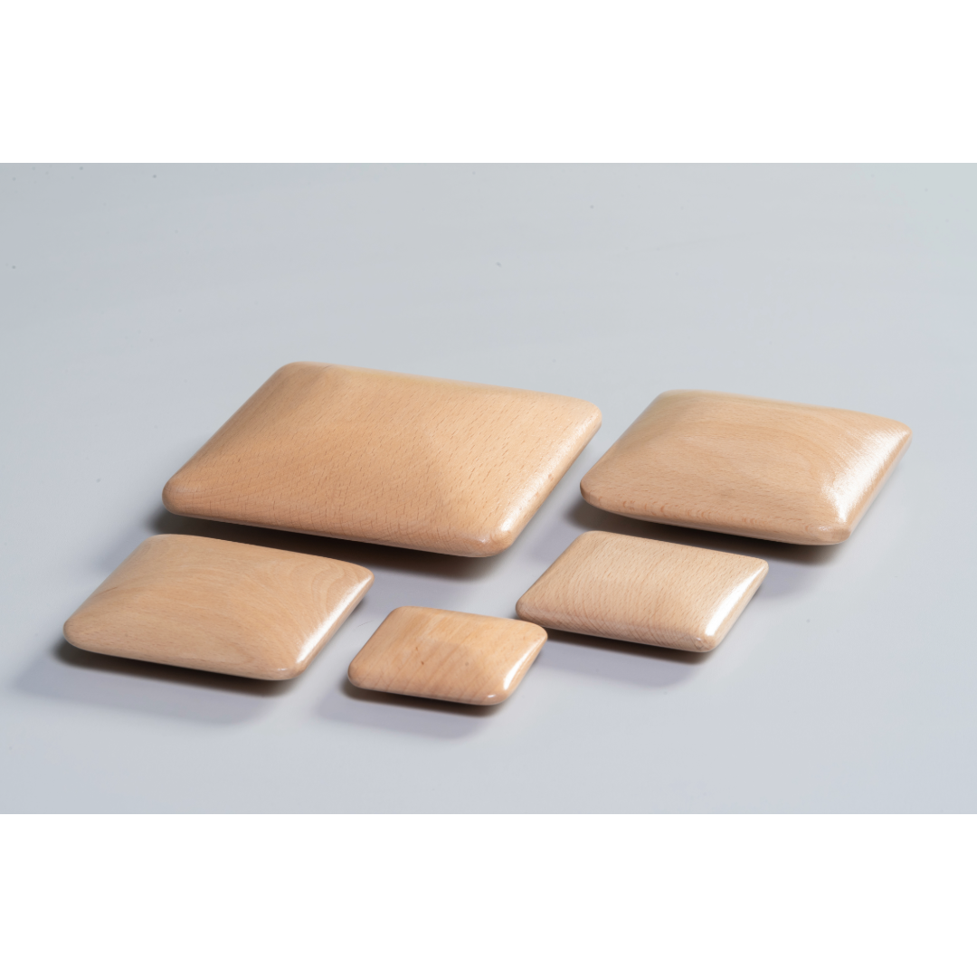 Wooden Stacking Squares 5 pk