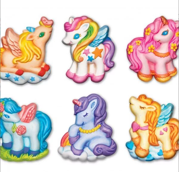 4M Unicorns Mould & Paint