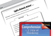 Test Prep Level 4: Lights Animals Action! Comprehension and
