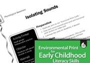 Environmental Print & Phonological Awareness Ebook