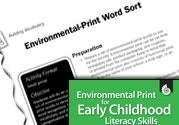 Environmental Print & Building Vocabulary Ebook