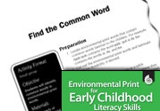 Environmental Print & Building Vocabulary Ebook