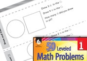 Number Sense Leveled Problem: Draw and Count Ebook