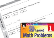 Algebraic Thinking Leveled Problem: Writing Equations with