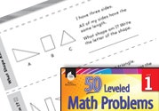 Geometry Leveled Problem: 2-D Shapes: What Shape Am I? Ebook