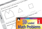 Geometry Leveled Problem: 2-D Shapes: Make It Ebook