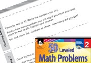 Number and Operations in Base Ten Leveled Problems: Count By