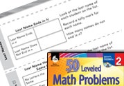 Measurement and Data Leveled Problems: Organizing Informatio