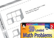 Geometry Leveled Problems: Count the Cubes in a Figure Ebook