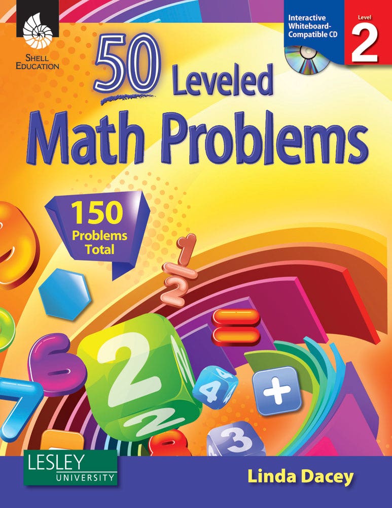 50 Leveled Math Problems Level 2 Ebook